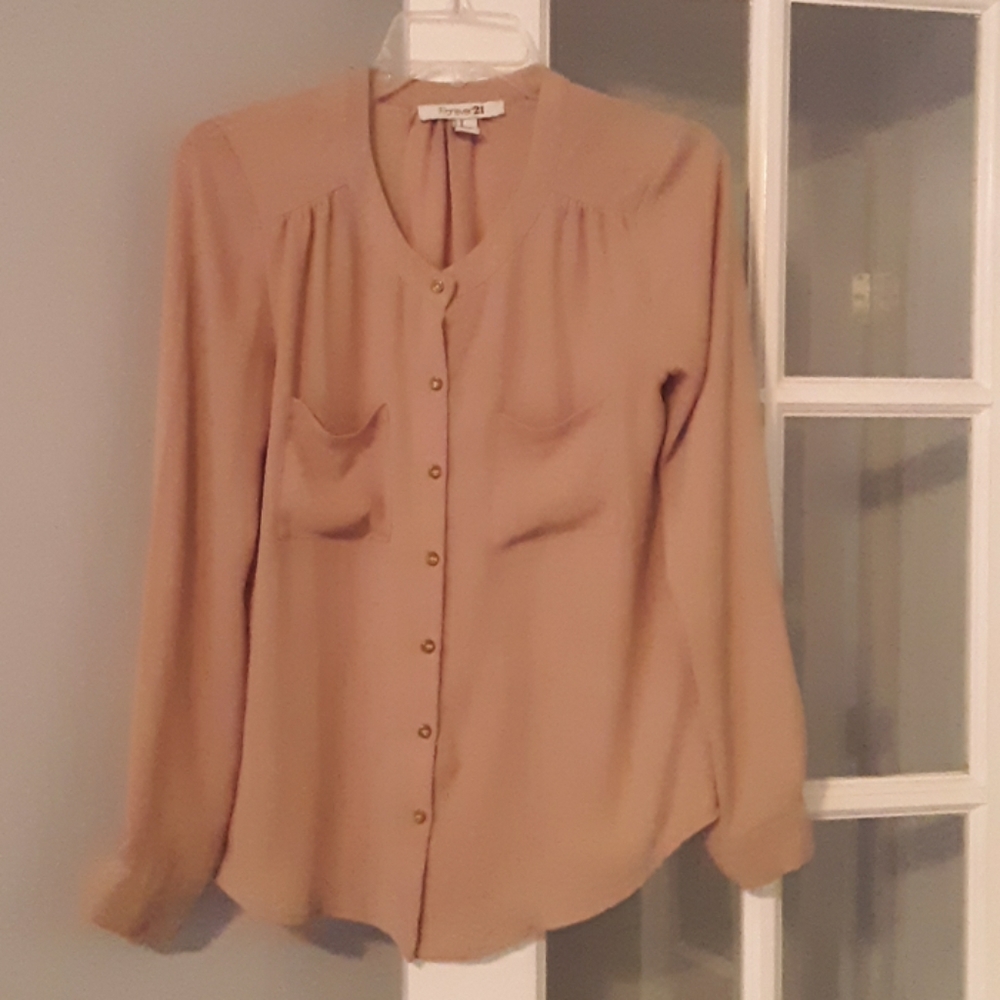 Tan Blouse